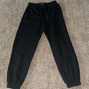 Black Jogger Sweatpants